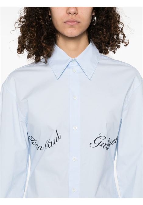 camicia jpg underboob donna azzurra JEAN PAUL GAULTIER | 25/33-F-CH088I-C07152
